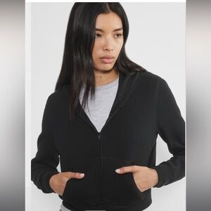 Aritzia TNA Waffle Zip Hoodie